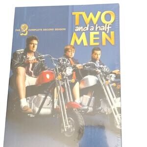 Warner Bros. Two and a Half Men DVD Cover - Blue and Yellow